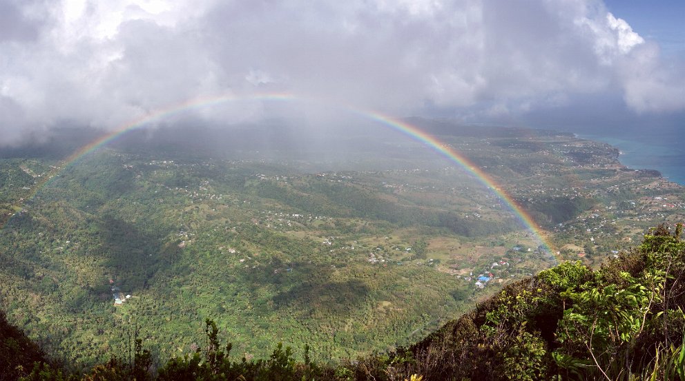 View from Gros Piton summit